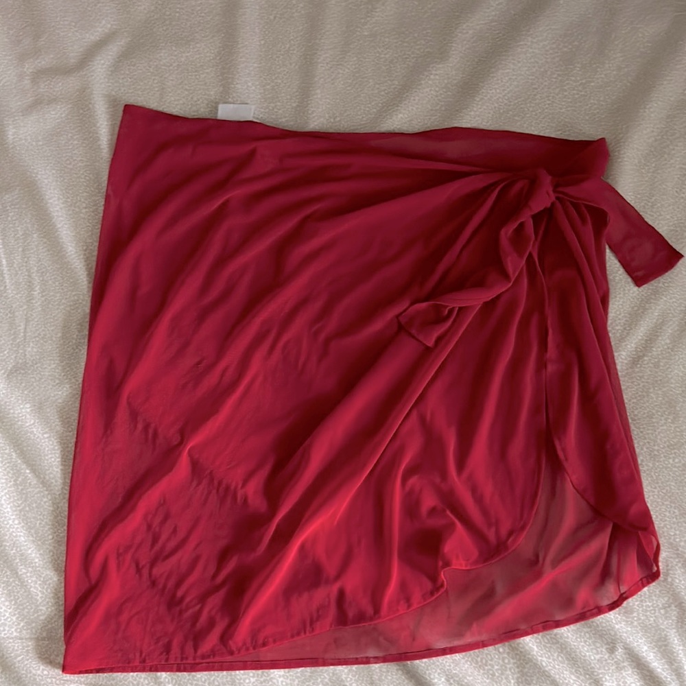 NWT Westbound Beach red cover up. One Size. Beach or cruise wear.